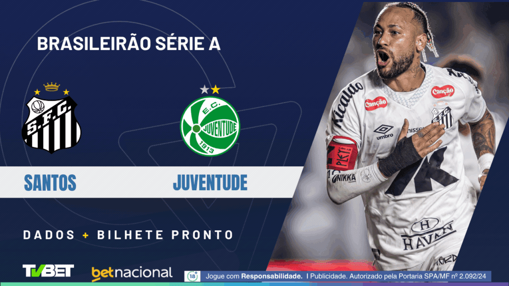 Santos x Juventude (série A).
