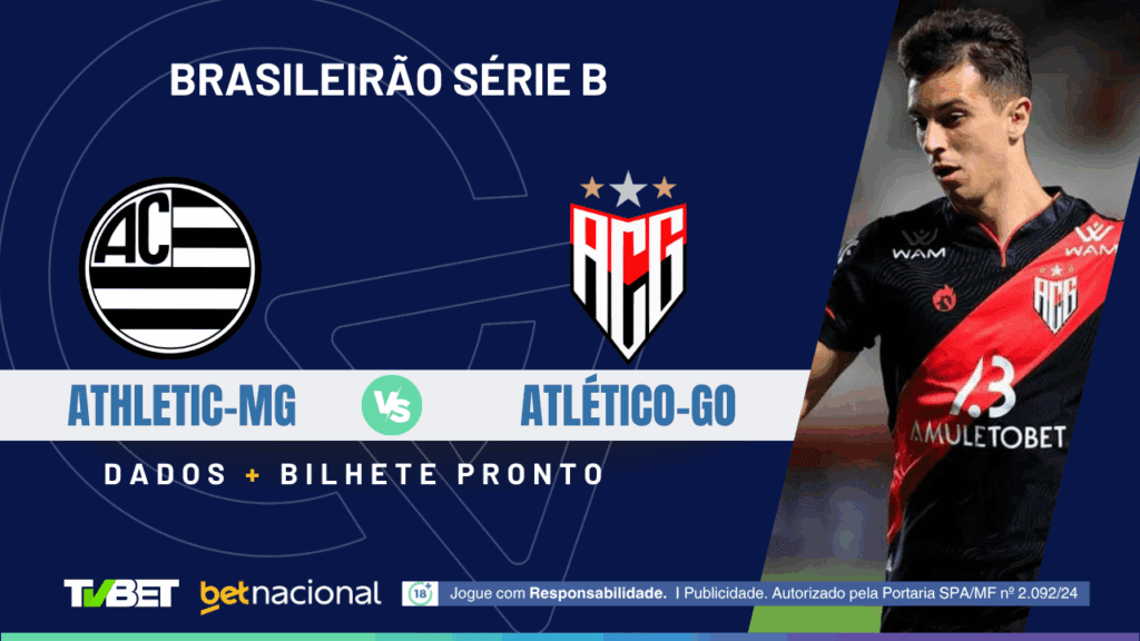 Athletic-MG x Atlético-GO - Série B 2025