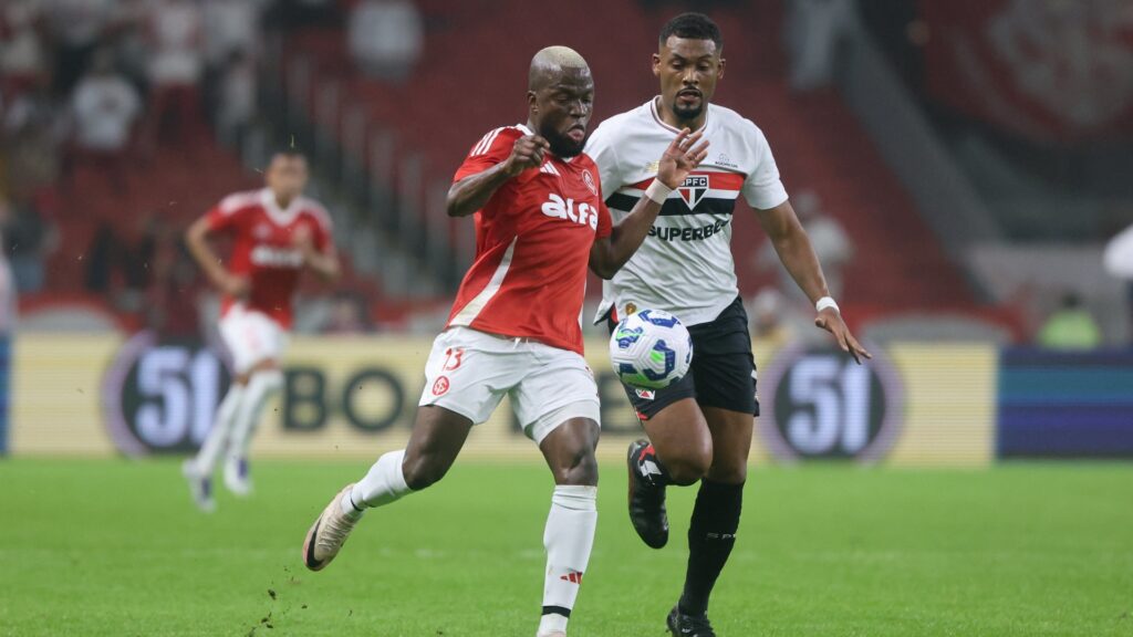 O São Paulo segue embalado no Brasileirão. Foto: Foto: Ricardo Duarte / Internacional