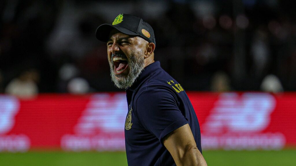 Rafael Guanaes durante vitória contra o São Paulo