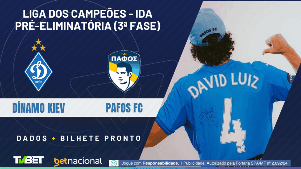 Dínamo x Pafos (Champions).
