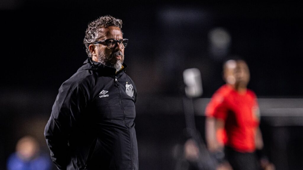 Cleber Xavier, técnico do Santos