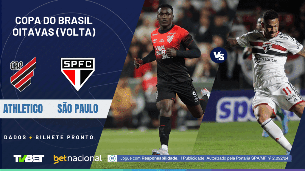 Athletico x São Paulo (Copa do Brasil).