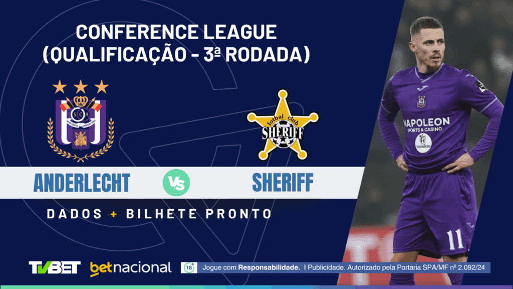 Anderlecht x Sheriff - CL 2025/26