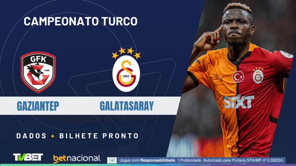 GAZIANTEP X GALATASARAY (LIGA TURCA).