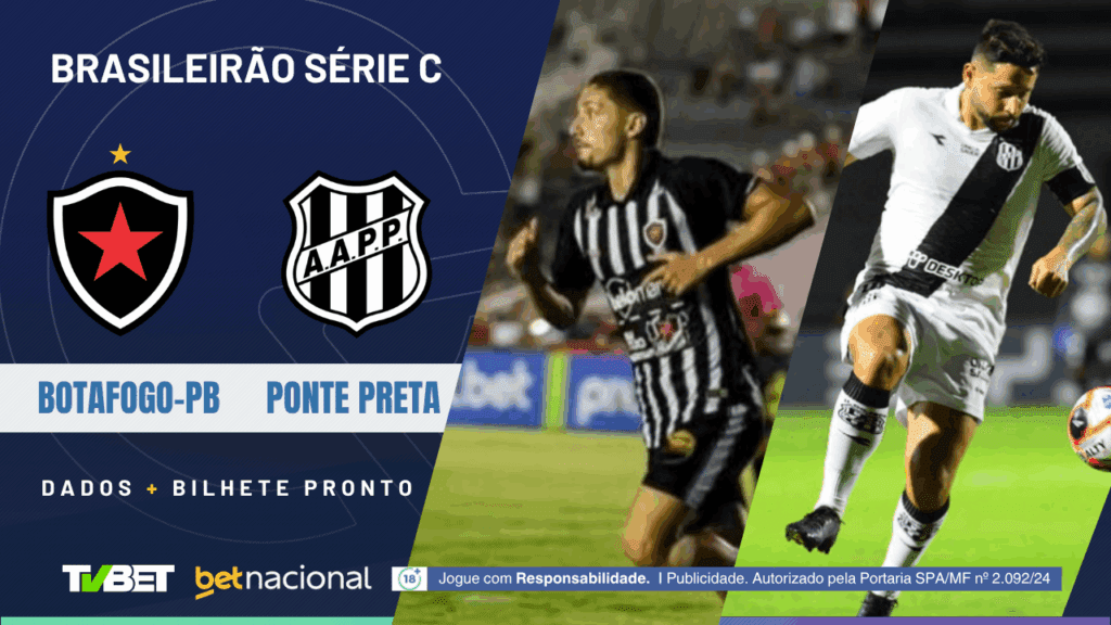Botafogo-PB x Ponte Preta (Série C).