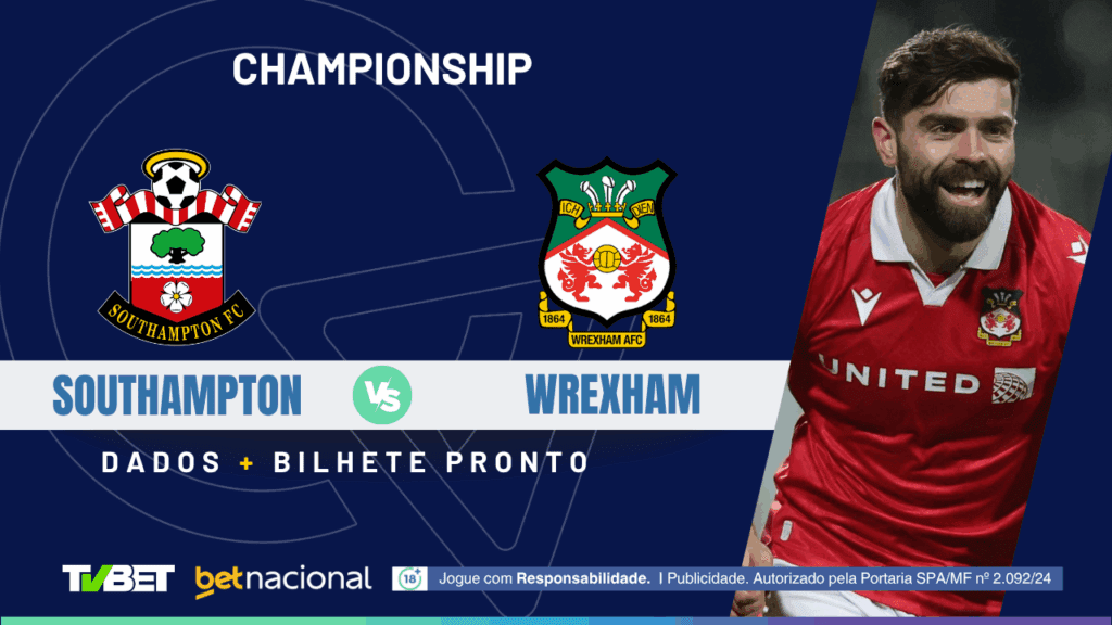 Southampton x Wrexham - EFL Championship 2025/26