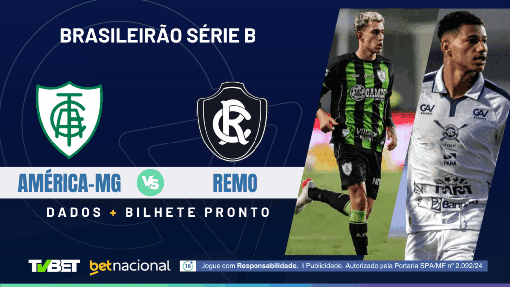 América-MG x Remo - Série B 2025