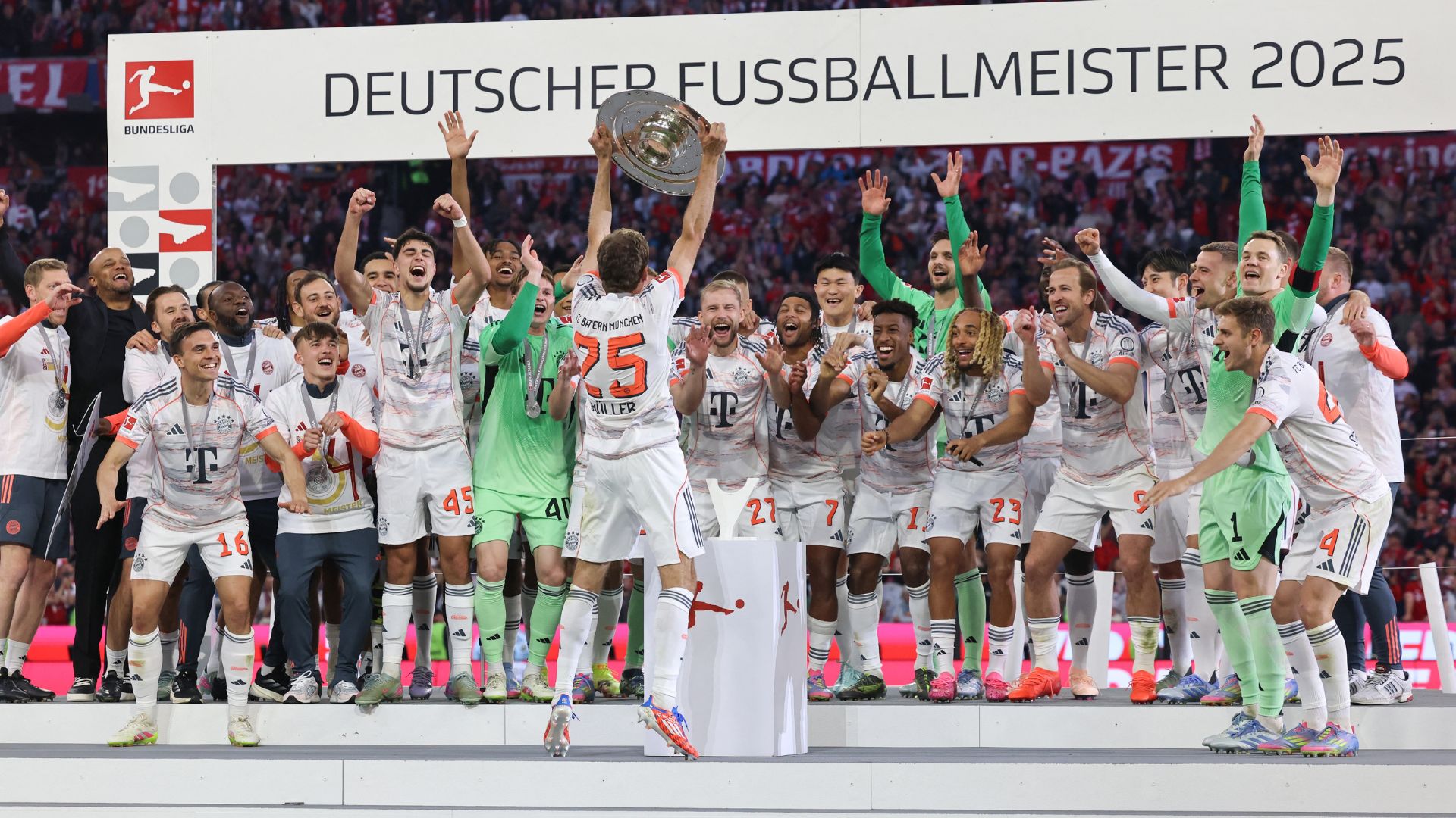 Bayern venceu o último Campeonato Alemão