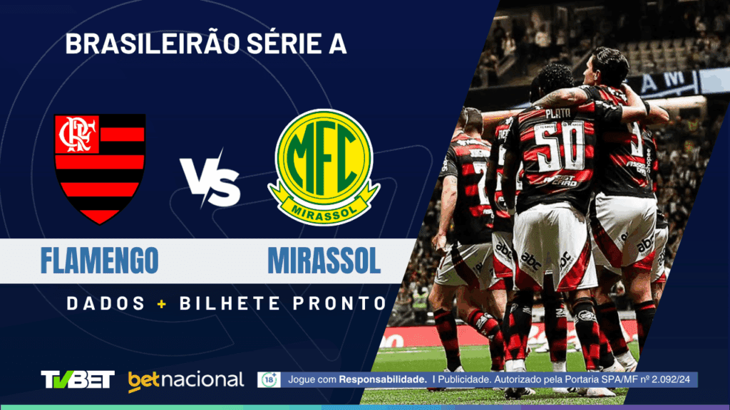 Flamengo x Mirassol - Série A 2025