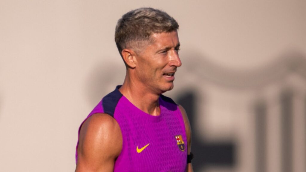 Lewandowski, atacante do Barcelona