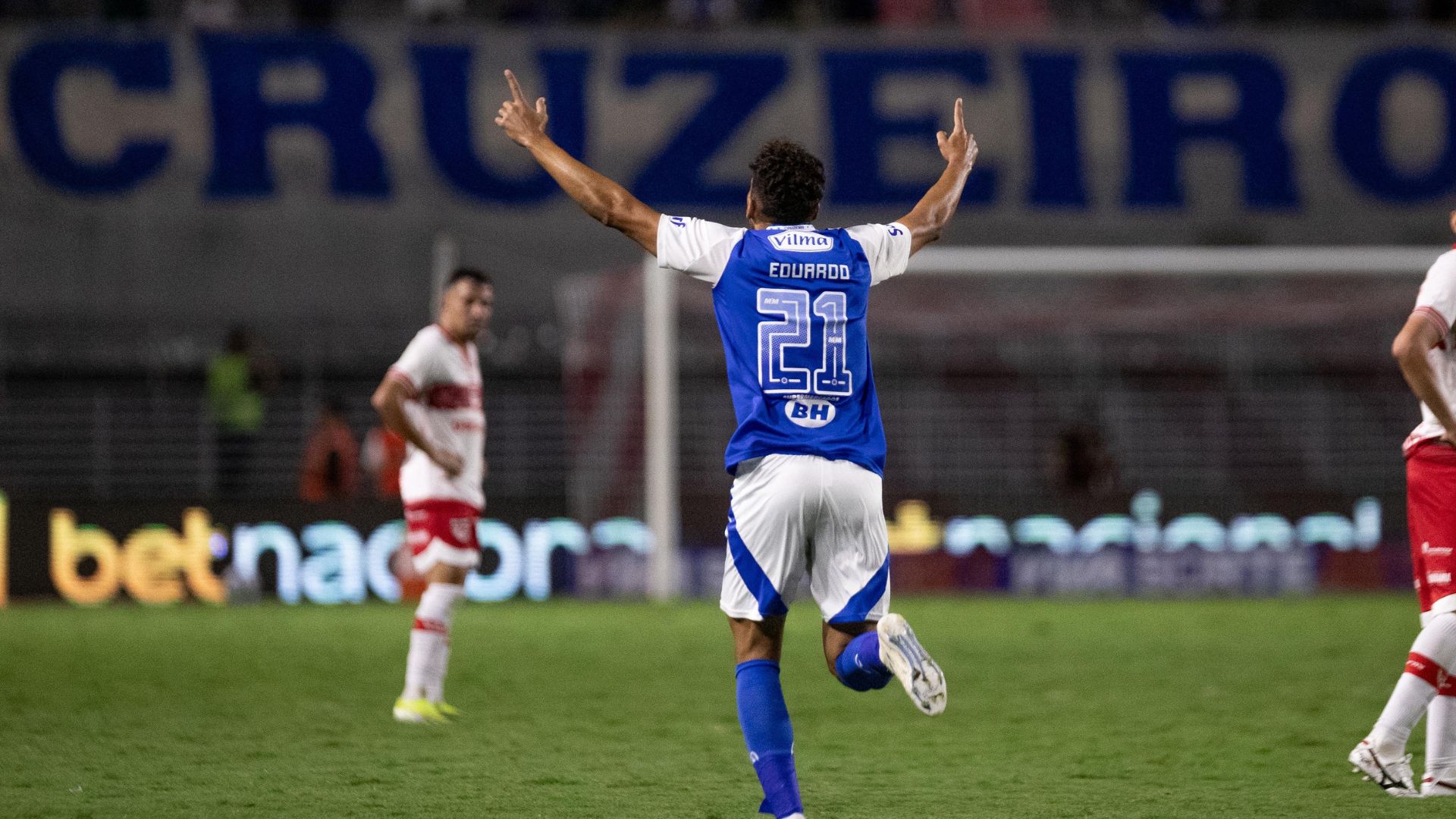 Eduardo marcou um dos gols do Cruzeiro