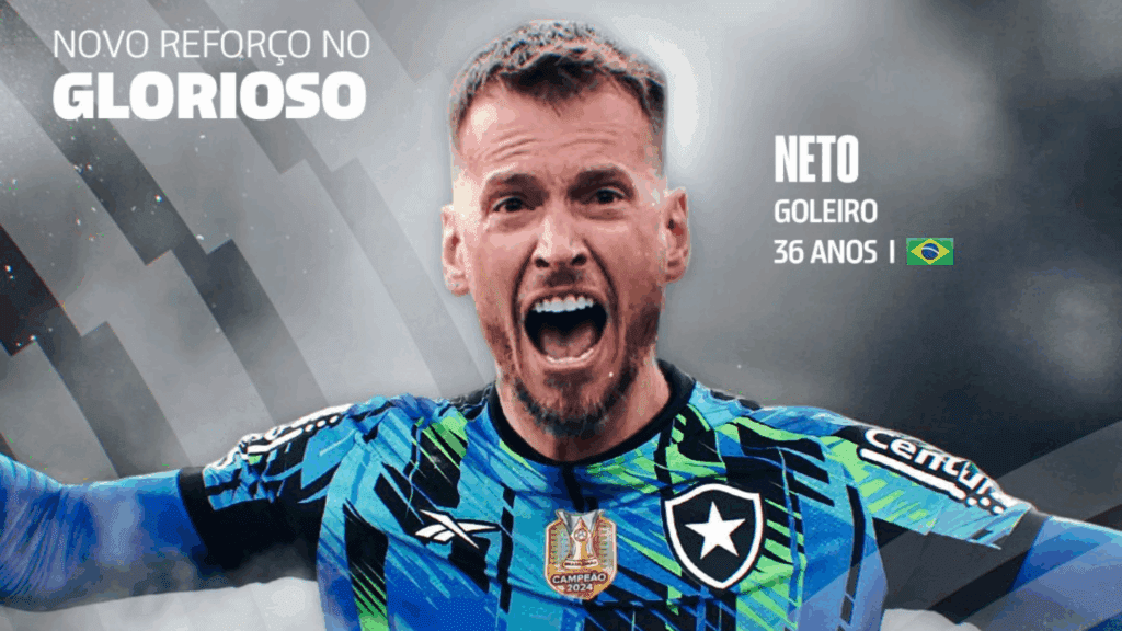 Goleiro Neto é o novo contratado do Botafogo