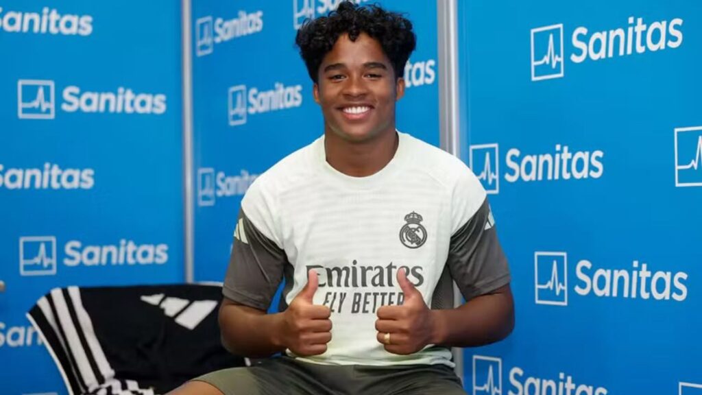 Endrick é o novo camisa 9 do Real Madrid (Foto: Reprodução)