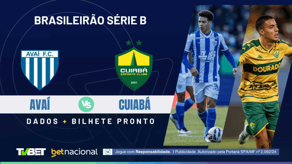 Avaí x Cuiabá - Série B 2025