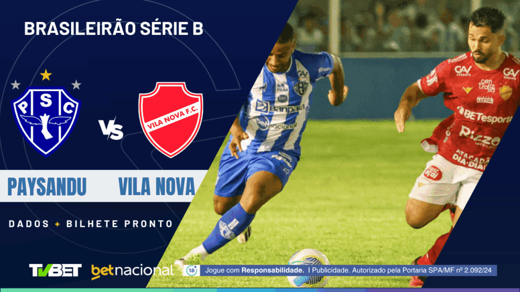 Paysandu x Vila Nova (Série B).