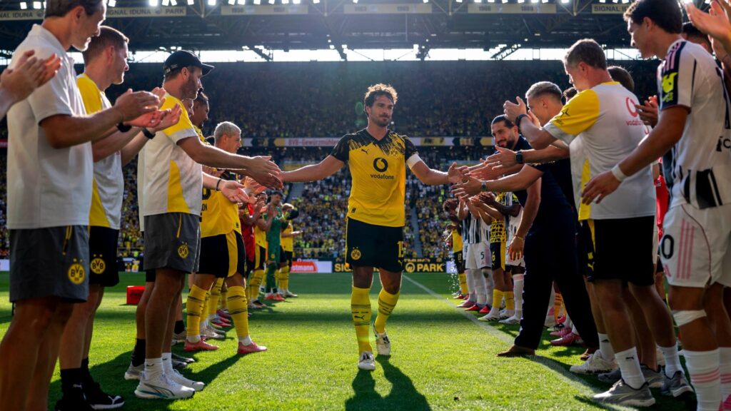Hummels durante partida de despedida