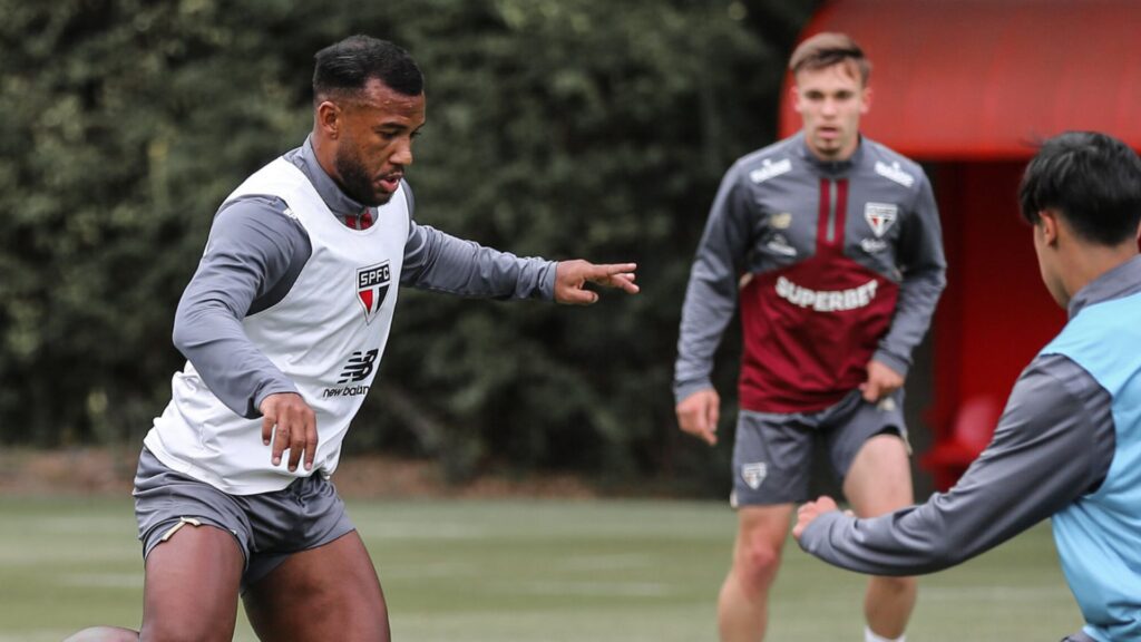 São Paulo enfrenta o Atlético Nacional pela Libertadores (Foto: Erico Leonan/SPFC)