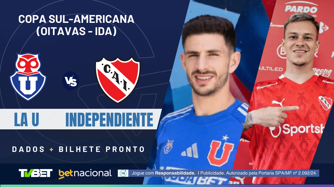 Universidad de Chile x Independiente: tempo real, onde assistir ...