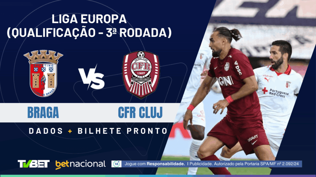 Braga x Cluj - UEL 2025/26