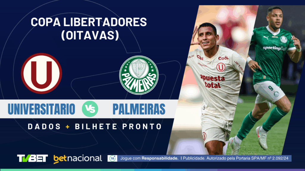 Universitario x Palmeiras - Liberta 2025