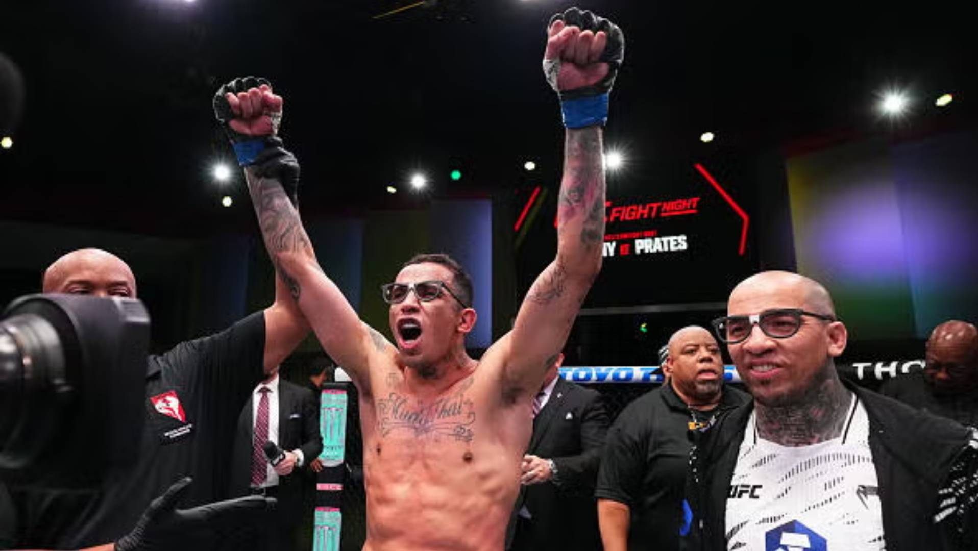 Carlos Prates segue mirando o topo da divisão dos médios. Foto: Chris Unger/Zuffa LLC