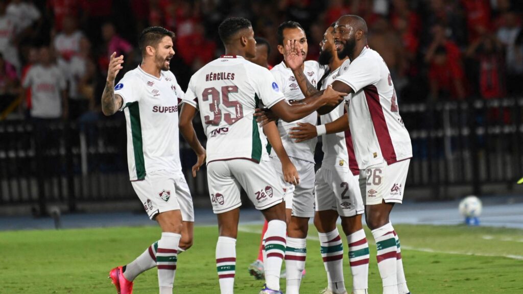 O Fluminense vai decidir a eliminatória no Maracanã. Foto: OSWALDO PAEZ / AFP