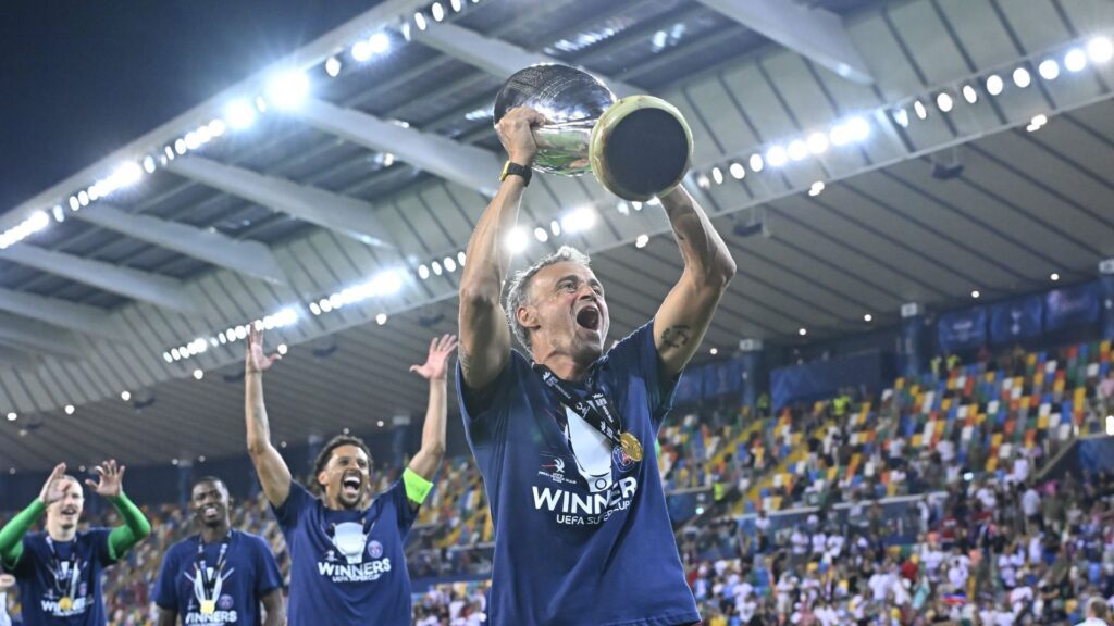 Luis Enrique após título do PSG