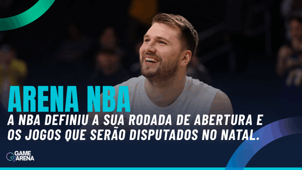 O Arena NBA elenca os jogos da Rodada de Abertura e do evento de natal da Liga em 2025