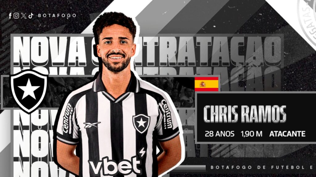 Chris Ramos, novo atacante do Botafogo