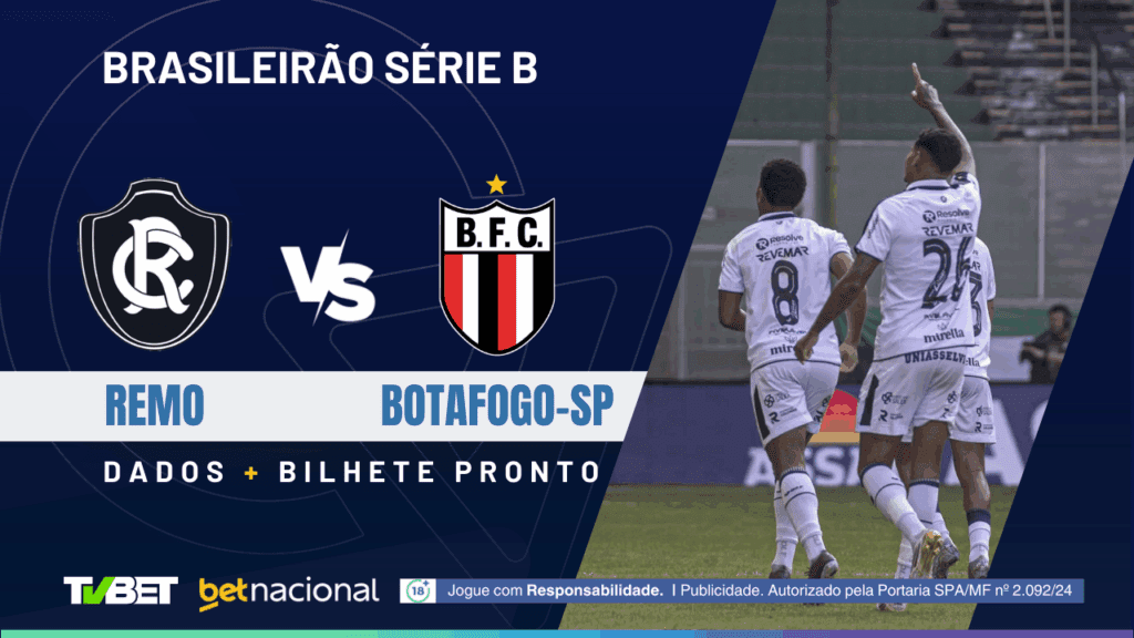 Remo x Botafogo-SP - Série B 2025