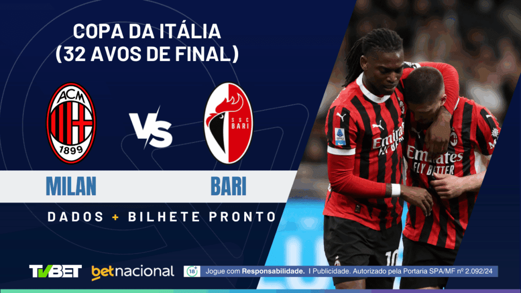 Milan x Bari - Copa Itália 2025/26