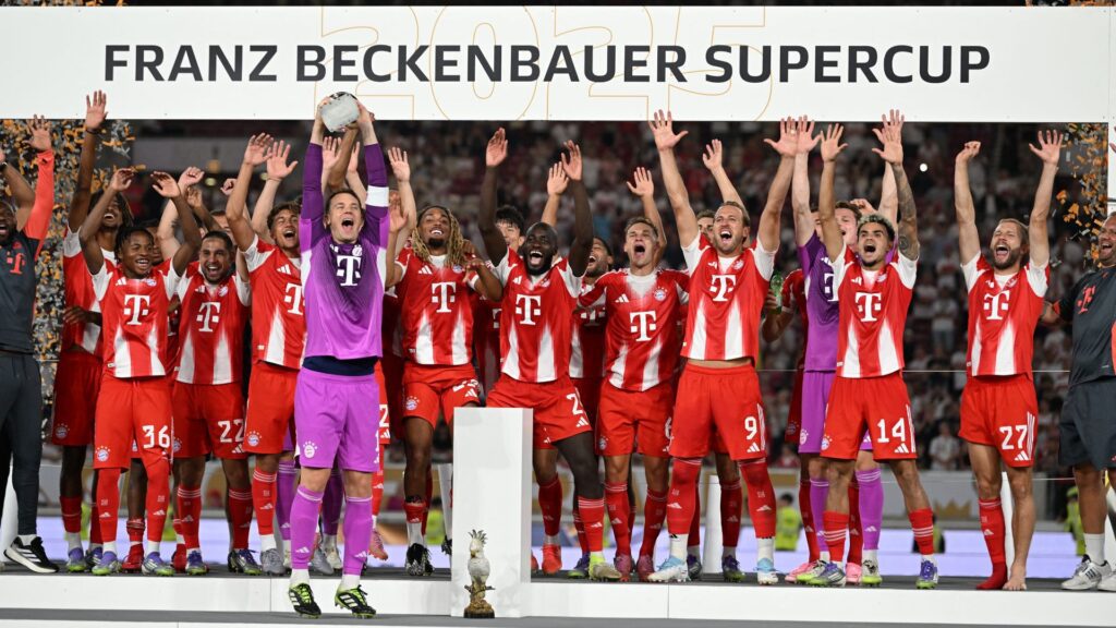 Bayern de Munique conquistou a Supercopa da Alemanha (Foto: Thomas Kienzle/AFP)