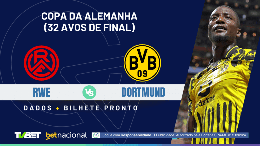 RWE x Dortmund - Copa da Alemanha 2025/26