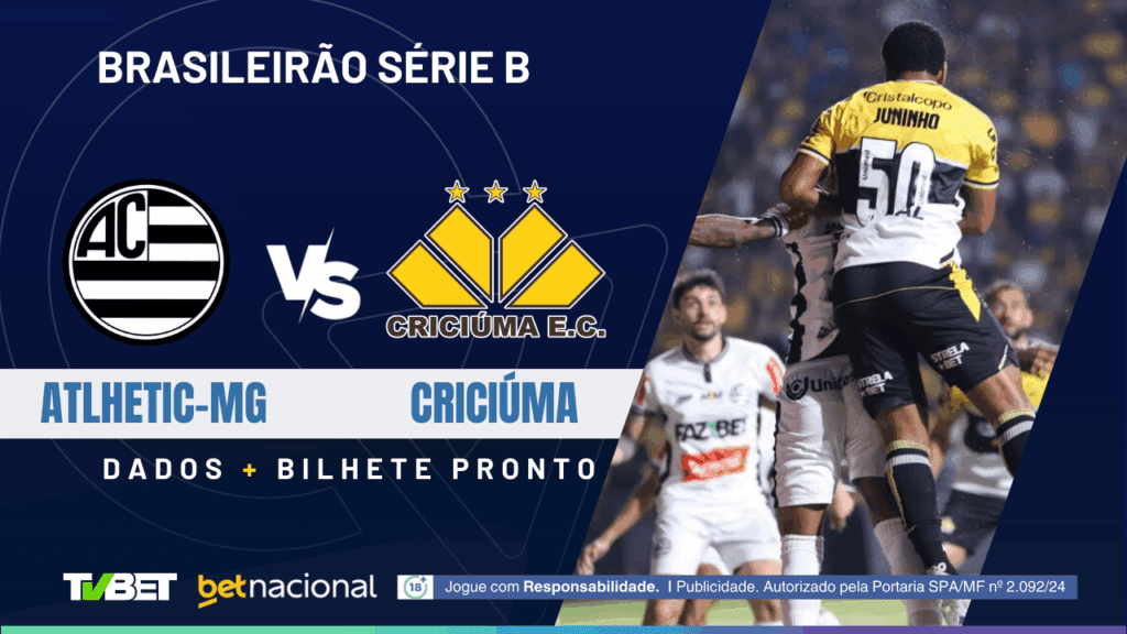 Athletic-MG x Criciuma - Série B 2025