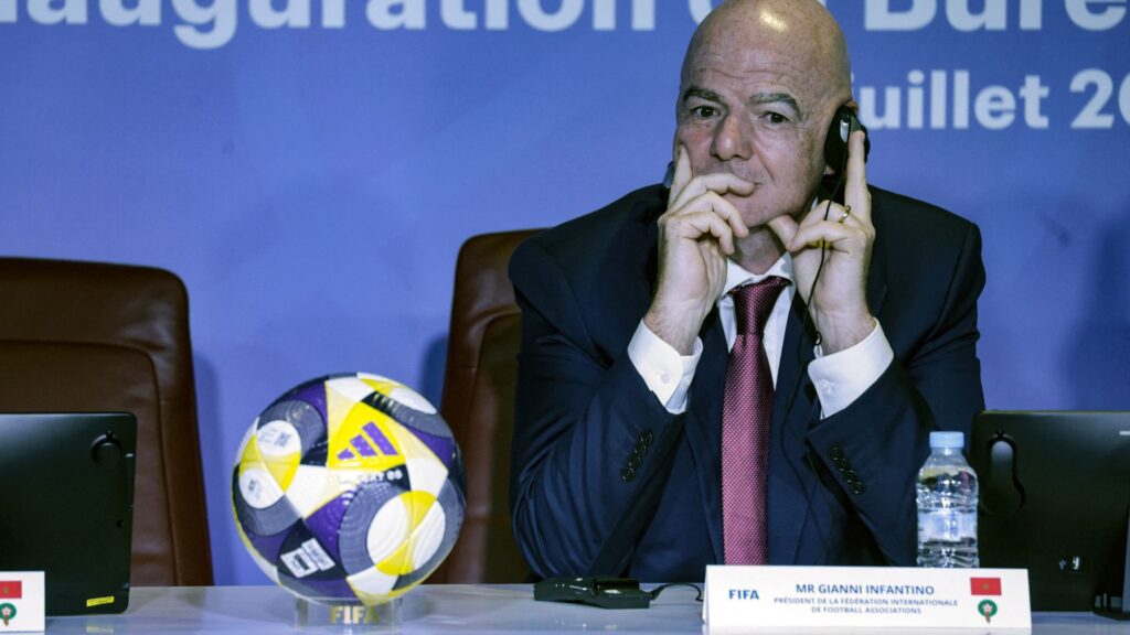 Gianni Infantino, presidente da FIFA (Foto: Abdel Majid Bziouat/AFP)