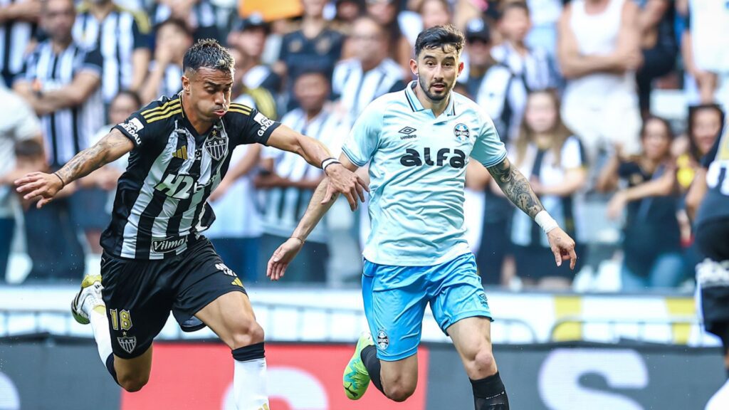 Villasanti durante Atlético-MG x Grêmio