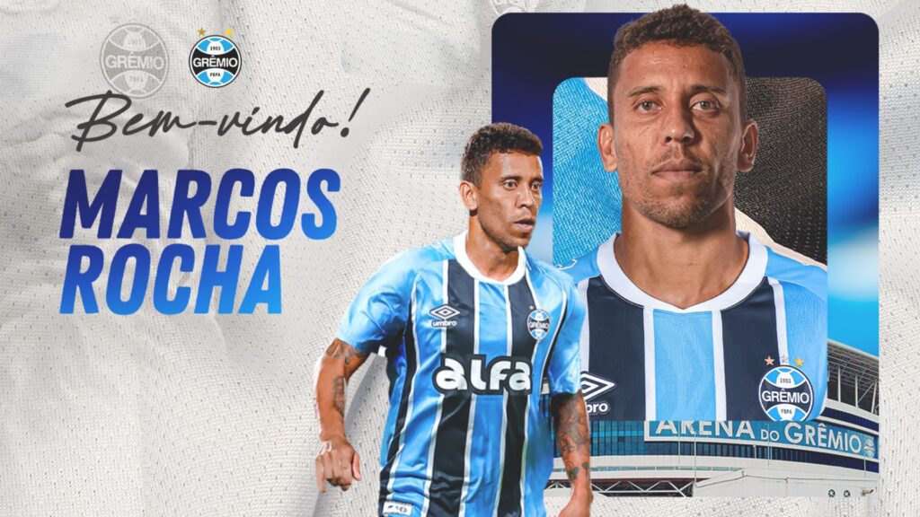 Marcos Rocha é o novo reforço do Grêmio.