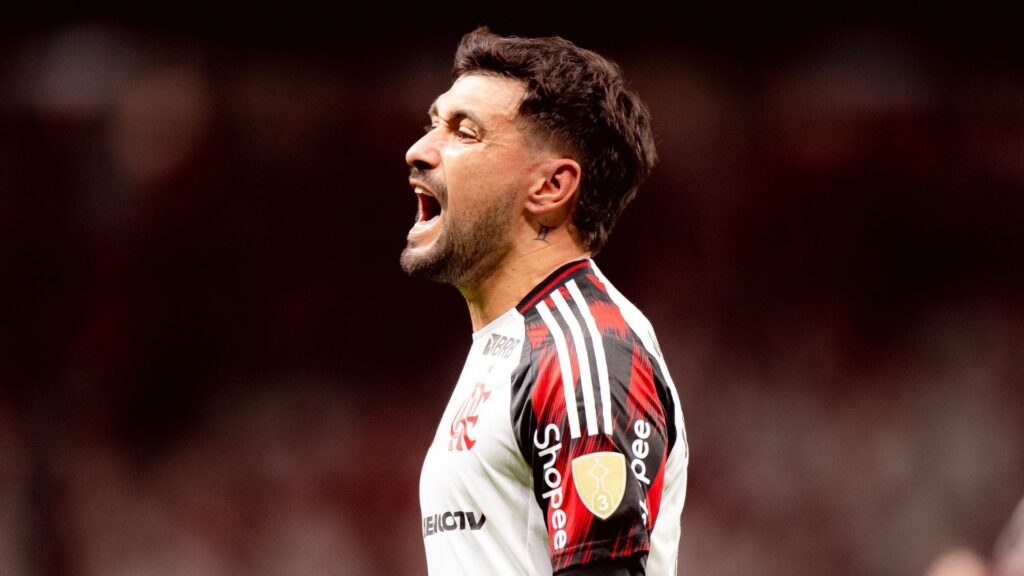 Arrascaeta marcou o gol do Flamengo.