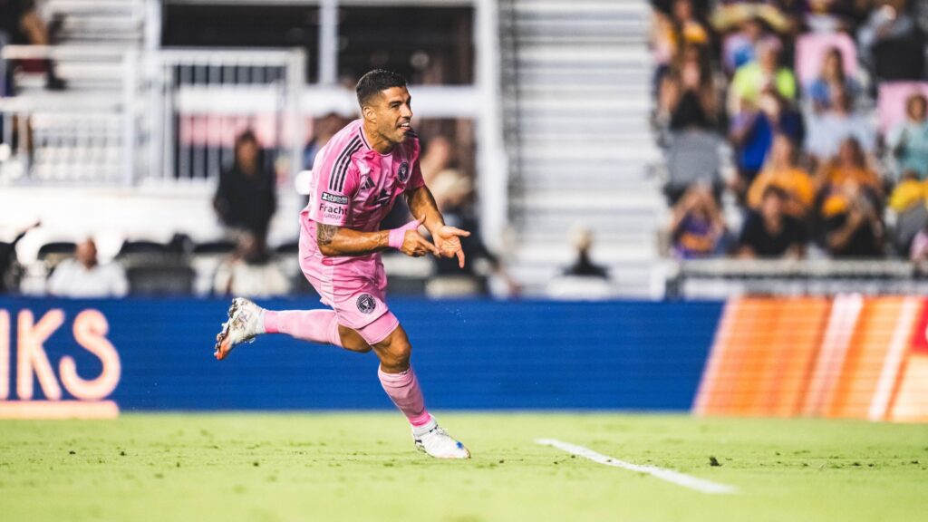 Suárez marcou os gols do Inter Miami.