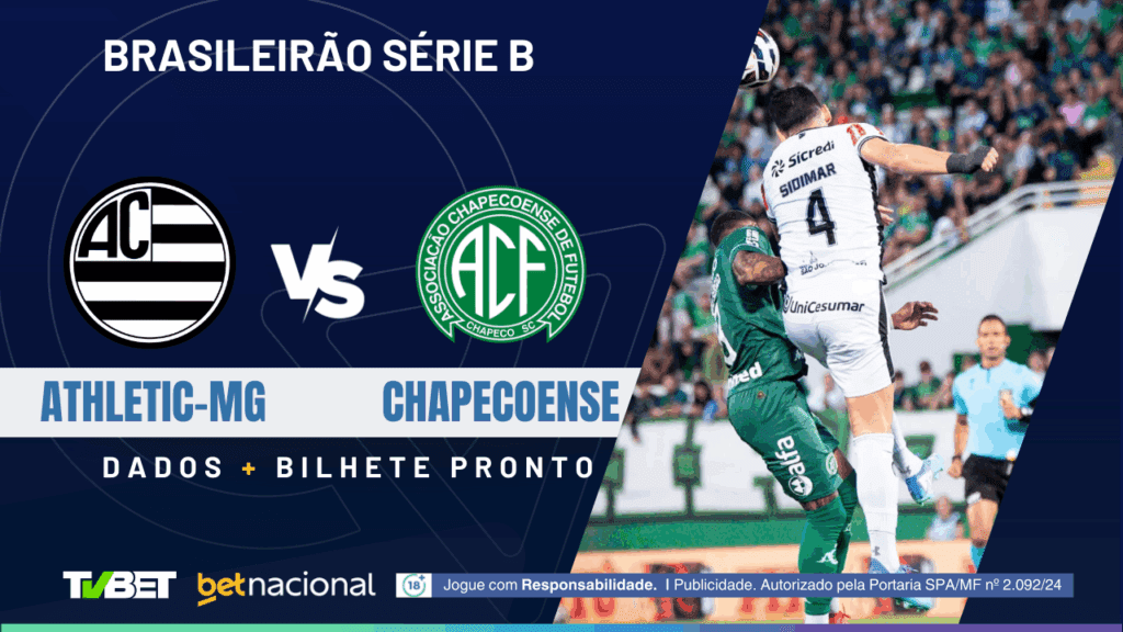 Athletic-MG x Chapecoense - Série B 2025