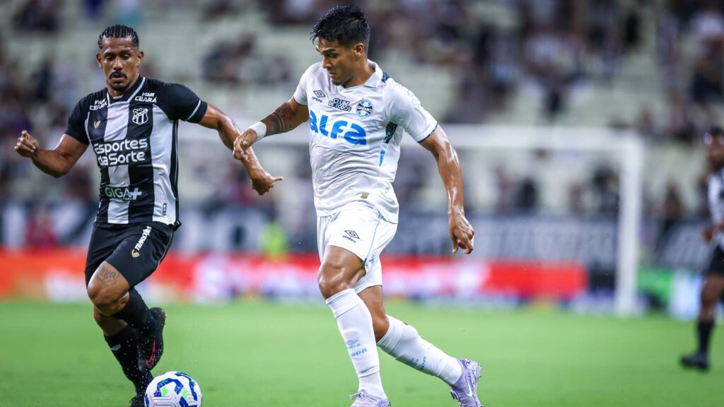 Grêmio e Ceará se enfrentam neste sábado (23) em Porto Alegre. Foto: Lucas Uebel/Grêmio