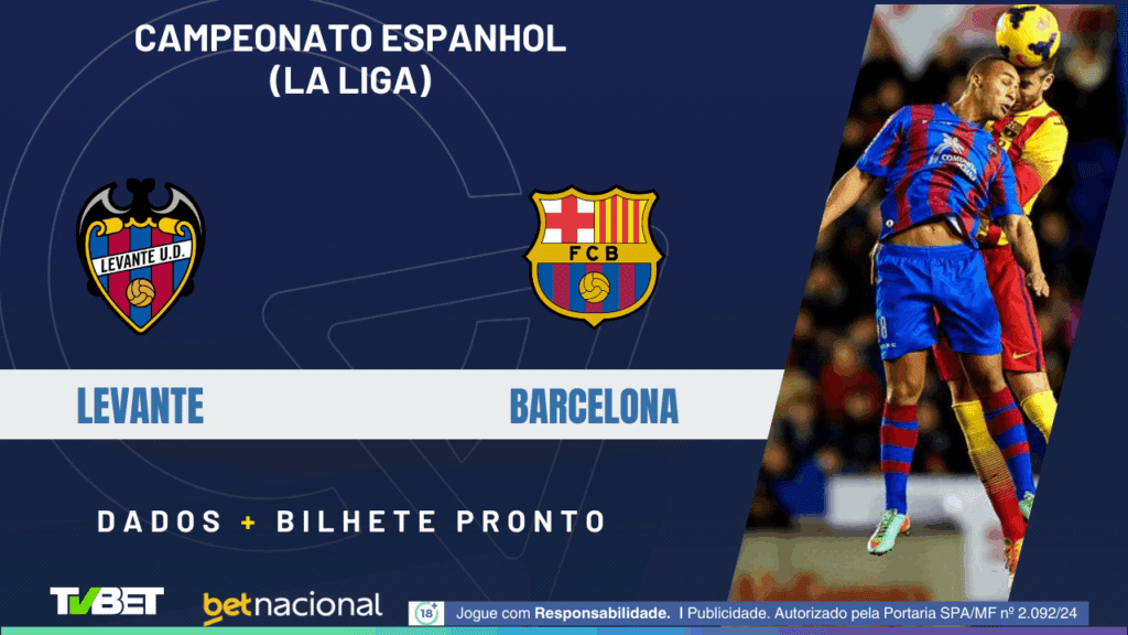 Levante x Barcelona (La Liga).