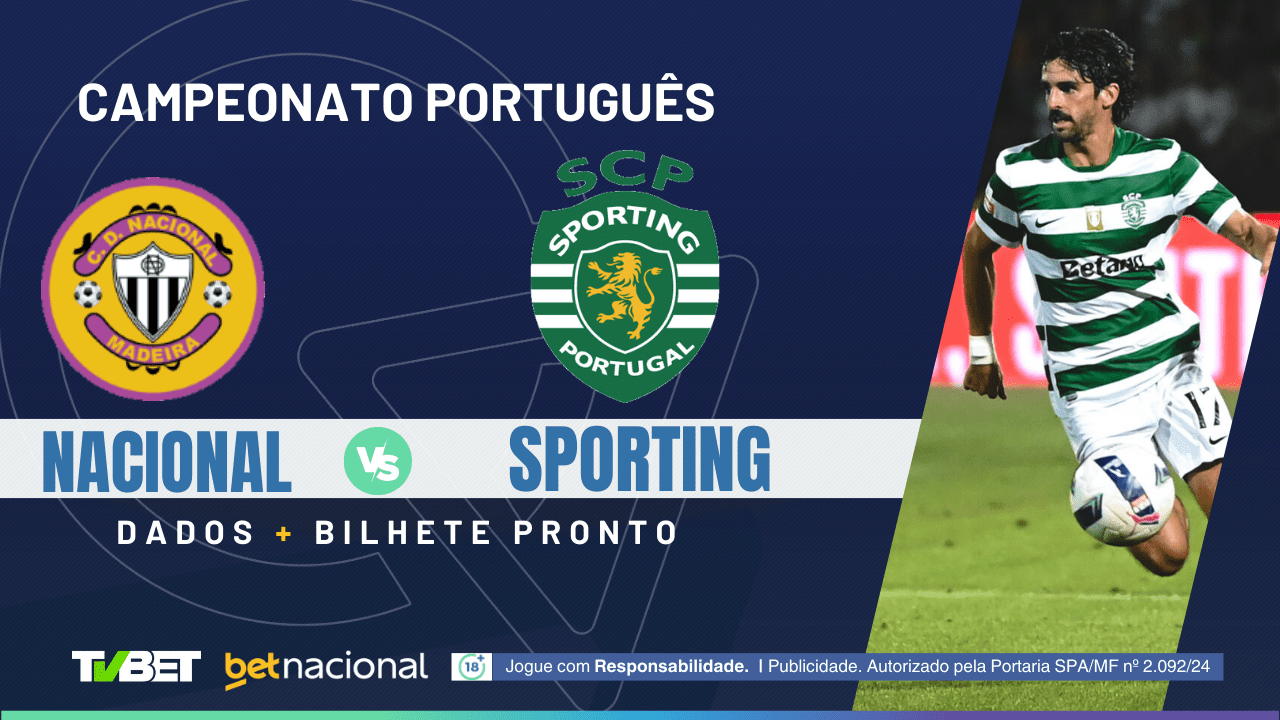 Nacional x Sporting: tempo real, onde assistir, horário, escalações e ...