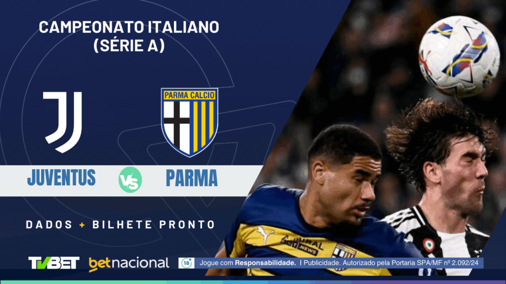 Juventus x Parma (Série A Italiana).