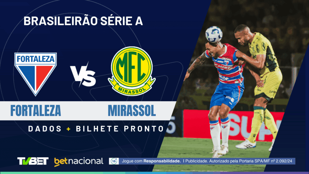 Fortaleza x Mirassol - Série A 2025