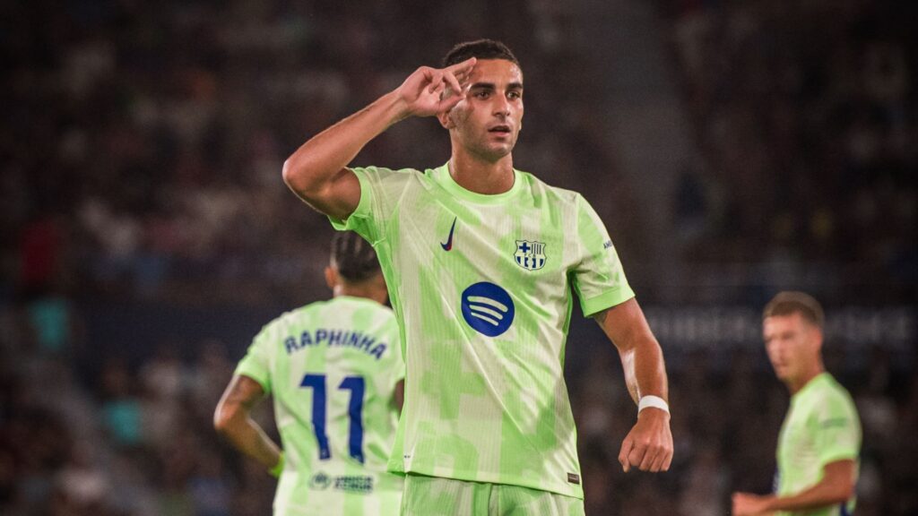 Ferran Torres marcou um dos gols do Barcelona