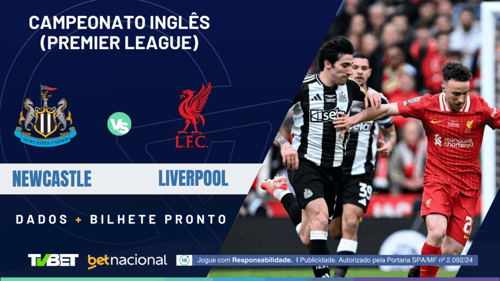 Newcastle x Liverpool (Premier League).