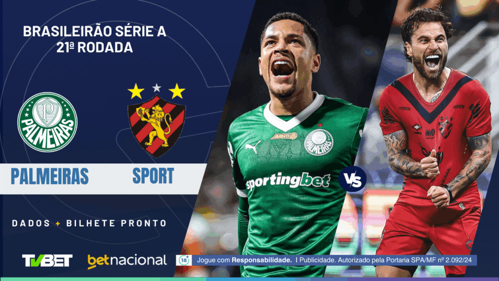Palmeiras x Sport (Série A).