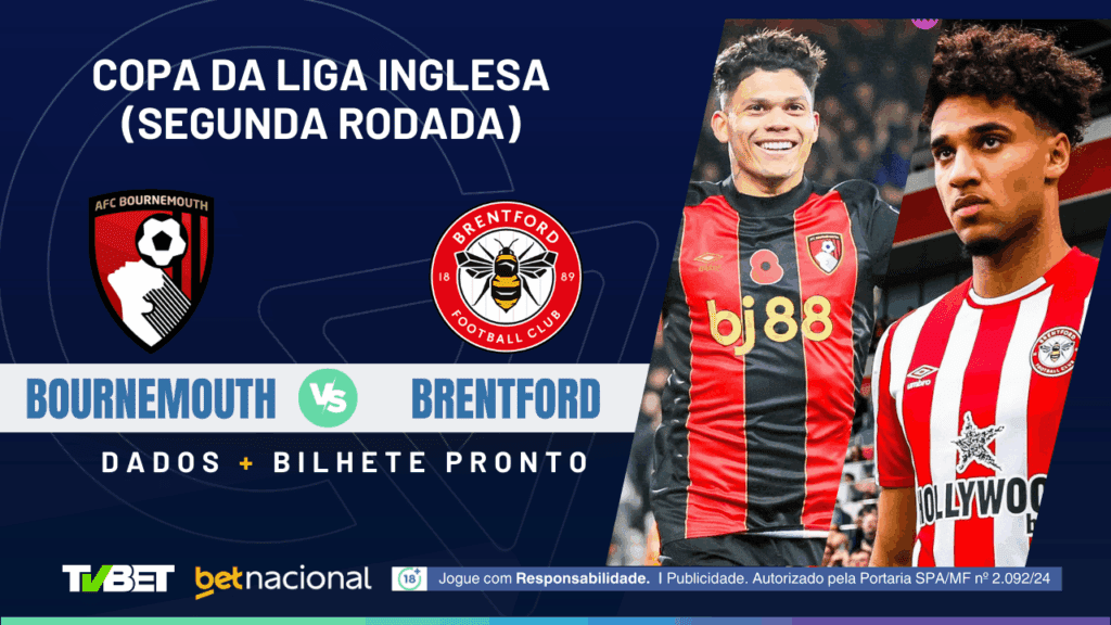 Bournemouth x Brentford - EFL Cup 2025/26